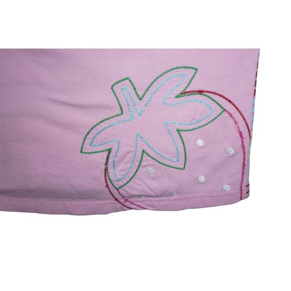 Disney Minnie Mouse Glitter Strawberry Tee – Size 140 (Approx. Kids 9–10Y) - Picture 10 of 11